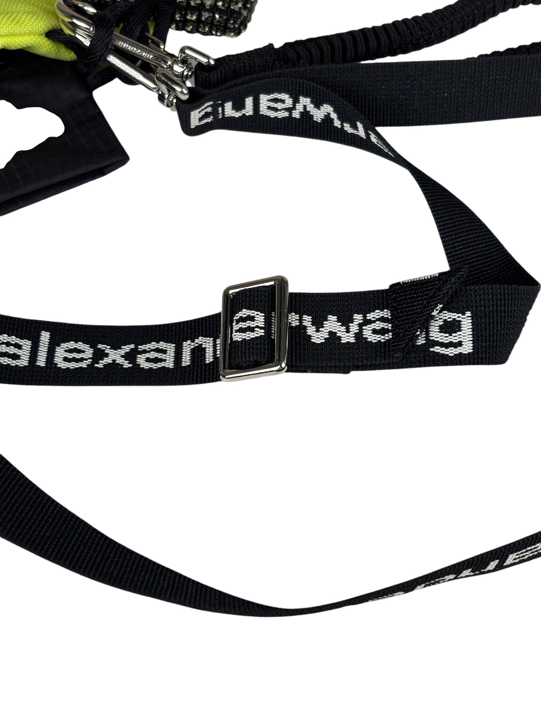 Alexander Wang Multicolor Elite Lanyard Crystal Mesh Multi Pouch