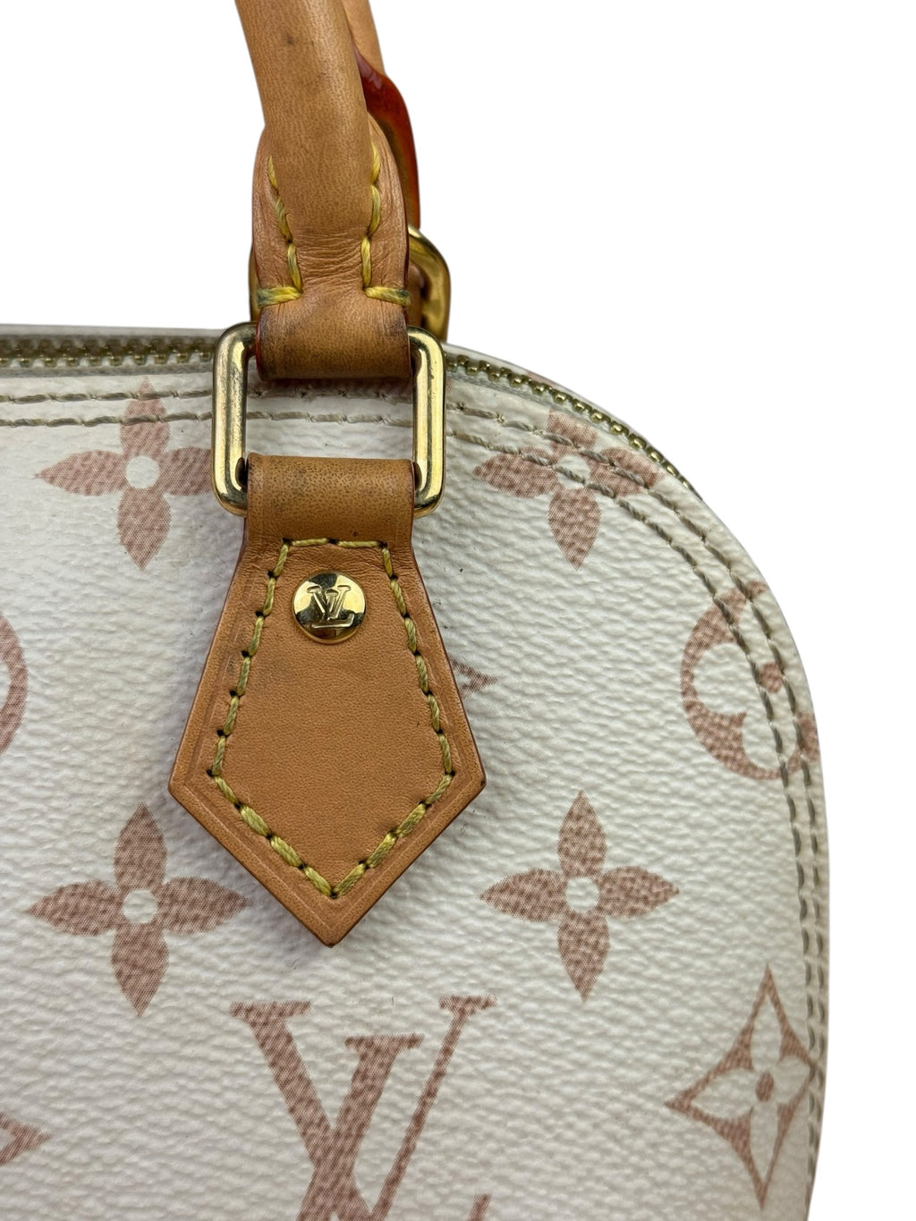 Louis Vuitton Off-White/Black Monogram Dune Nano Alma Two-Way Bag