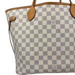 Louis Vuitton Damier Azur Neverfull MM w/ Pouch