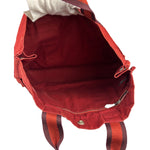 Hermes Vintage Red Denim Fourre-Tout Tote