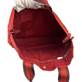 Hermes Vintage Red Denim Fourre-Tout Tote