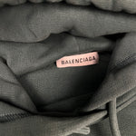 Balenciaga Back Logo Hoodie Green