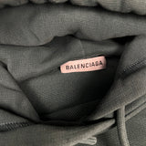 Balenciaga Back Logo Hoodie Green