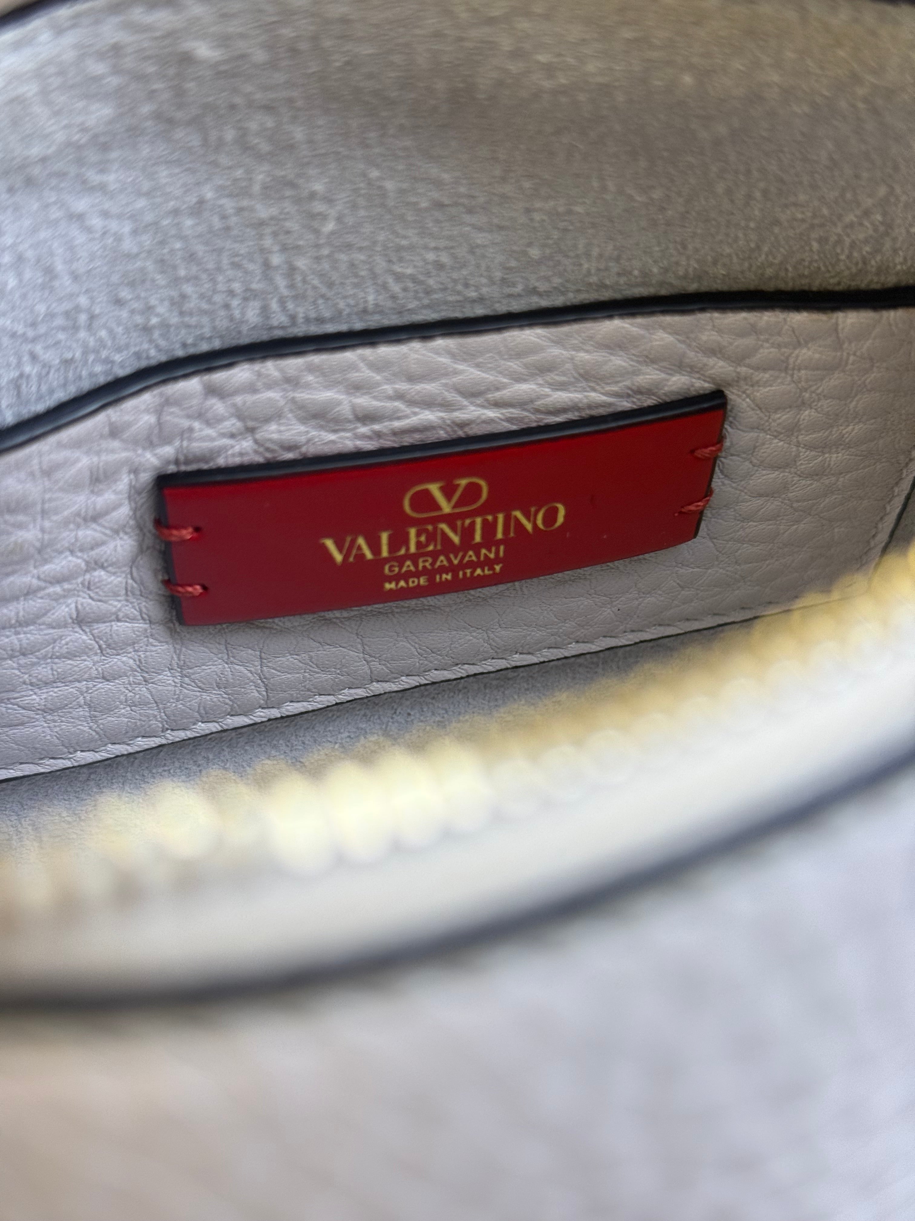 Valentino Garavani Calfskin Small Rockstud Two-Way Bag