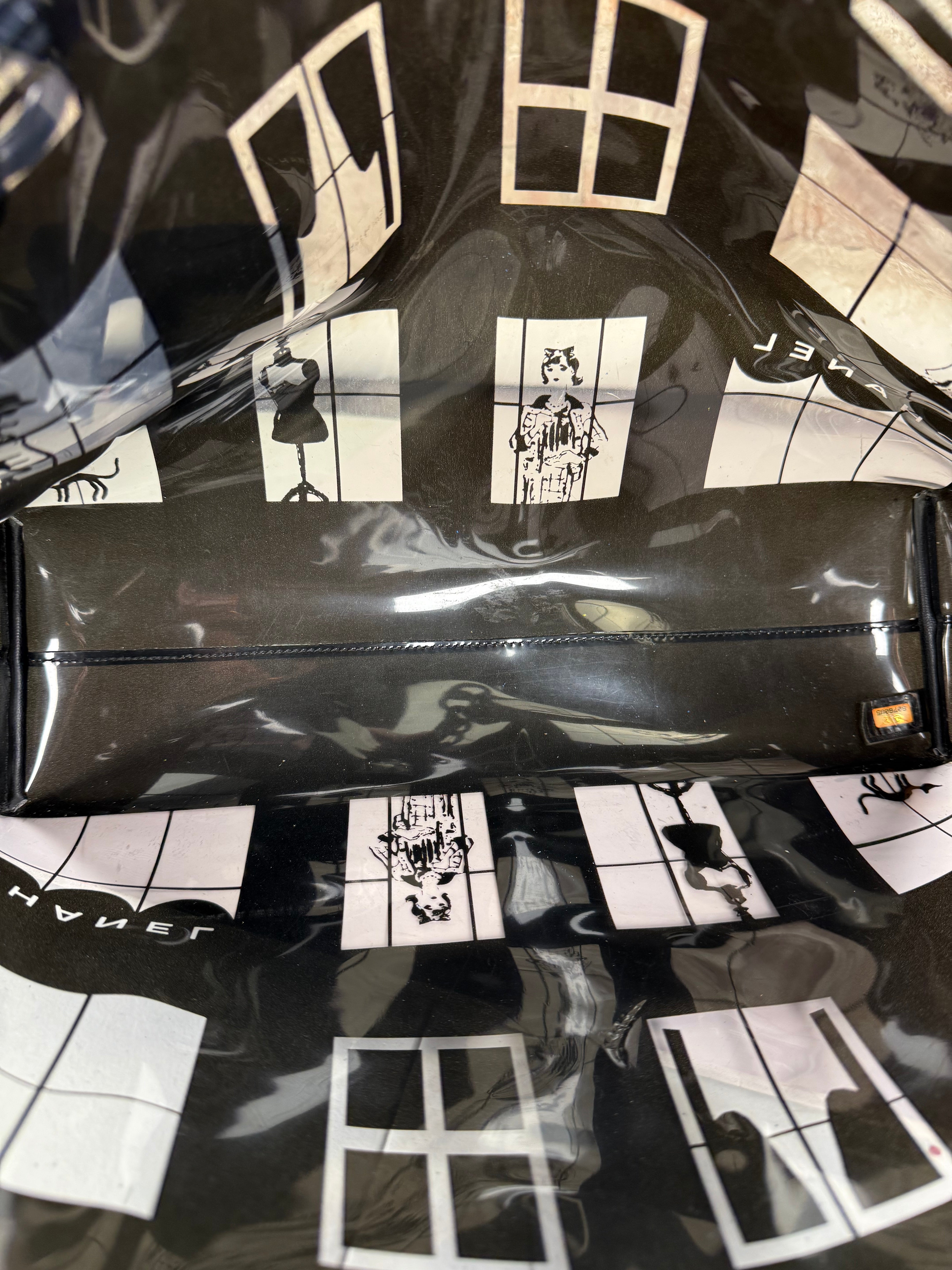 Chanel PVC Coco Window Tote Black 2003-04