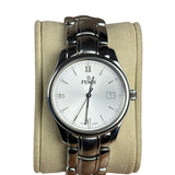 Fendi 210G Silver Roman Dial Stainless Steel Band