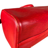 Louis Vuitton Red Epi Speedy 35