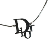Christian Dior Vintage Trotter Logo Silver Bracelet