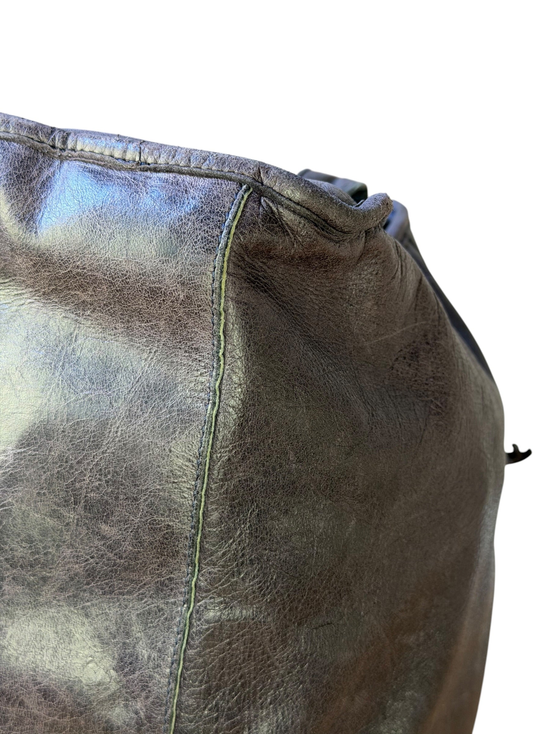 Balenciaga Vintage Purple Classic Motorcycle City Bag