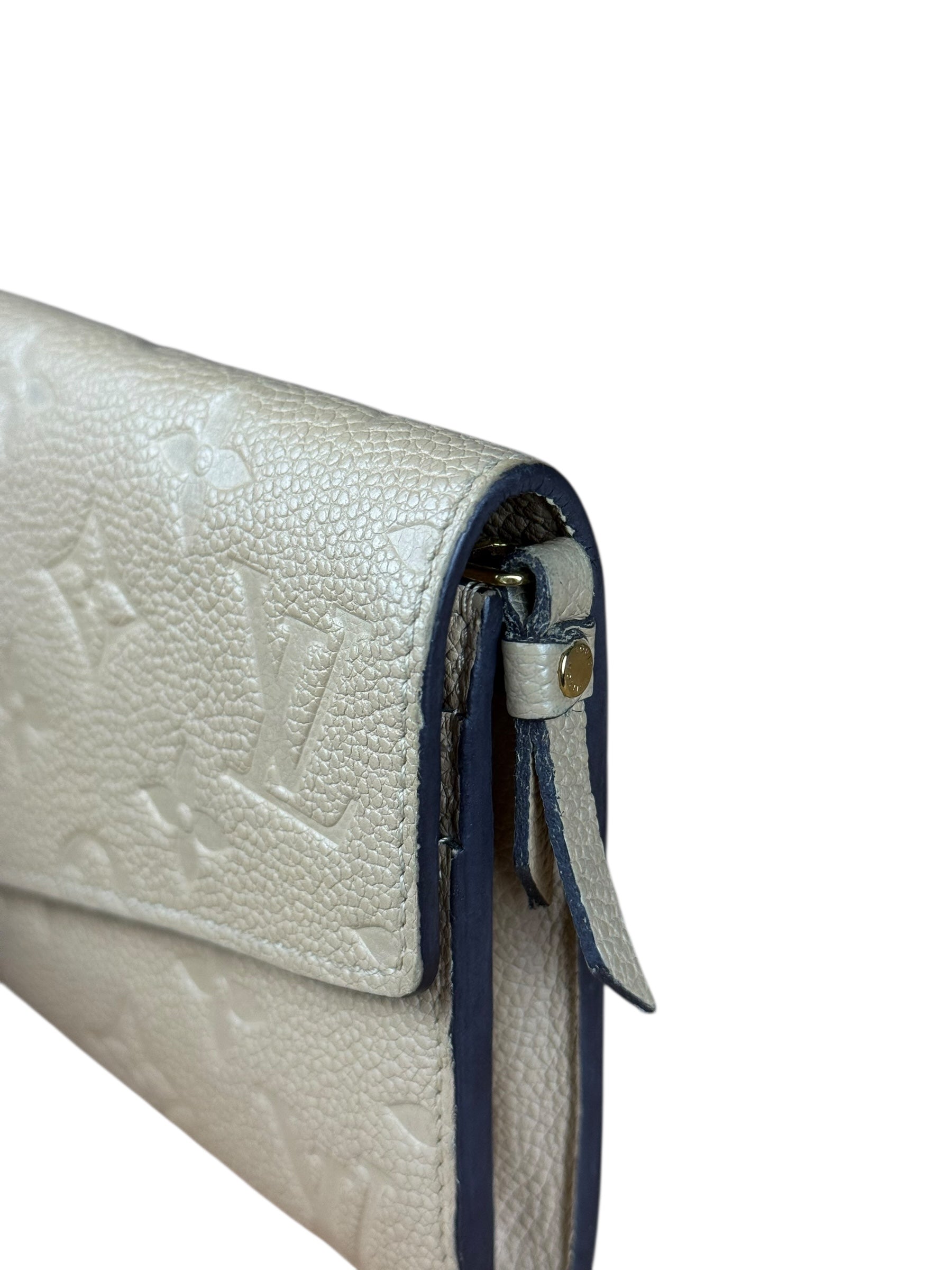 Louis Vuitton Empreinte Leather Beige Sarah Wallet