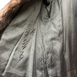 Vintage Brown Mink Fur Coat