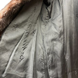 Vintage Brown Mink Fur Coat