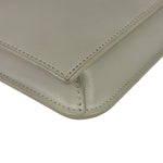YSL Beige Leather Cassandre Flap Phone Holder