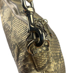 Gucci Light Sand Tones Python Hobo Bag