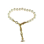 Vivienne Westwood Pearl Chain Orb Bracelet