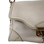 Louis Vuitton White Leather Suhali L'Essentiel Shoulder Bag
