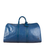 Louis Vuitton Blue Epi Keepall 50