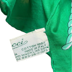Gucci Green Cotton Rope & Anchor Scarf