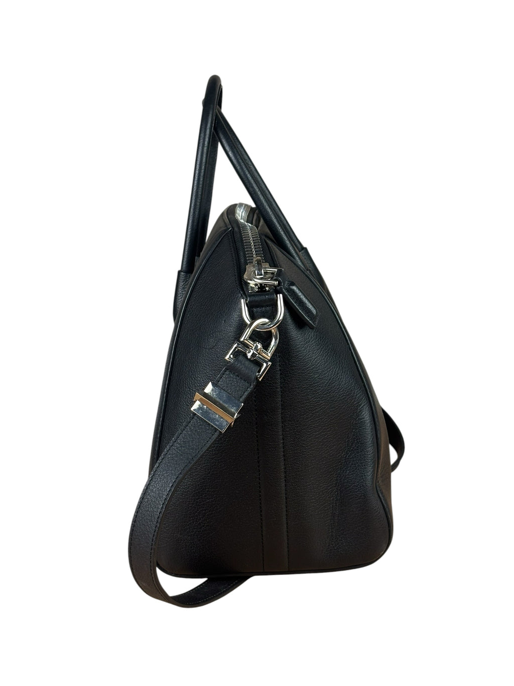 Givenchy Black Leather Antigona Medium Two-Way Bag