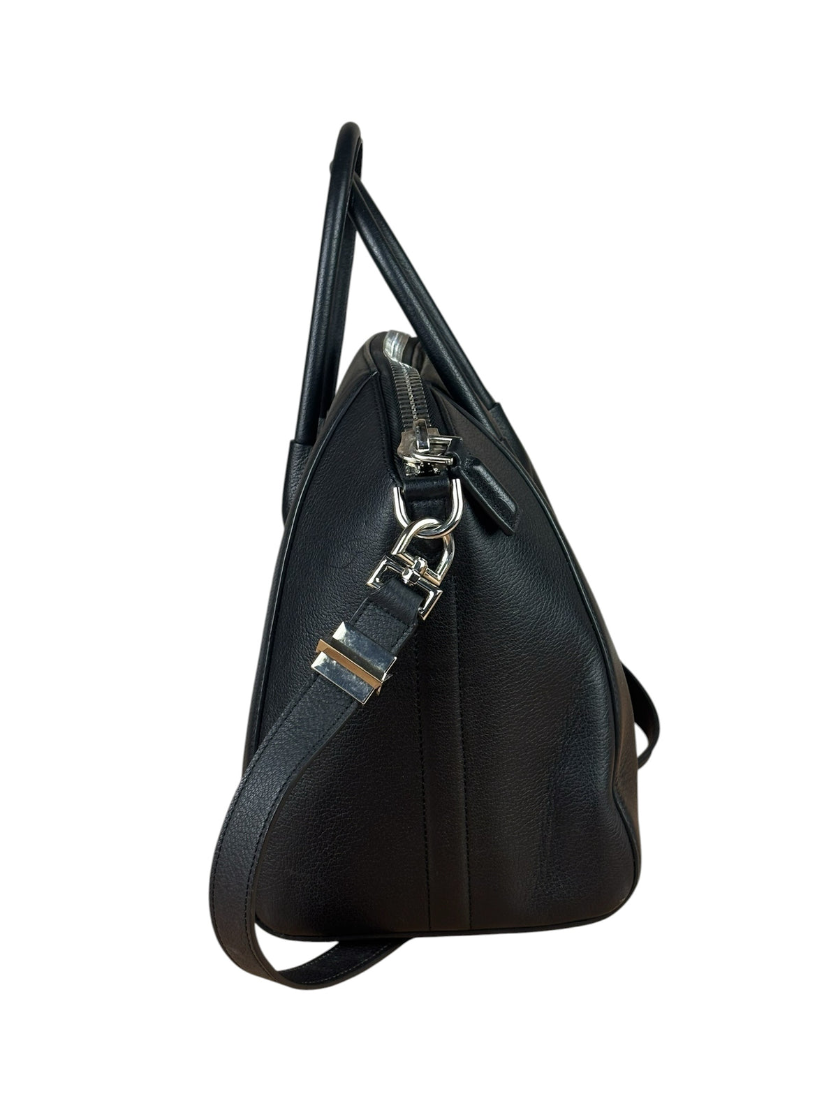 Givenchy Black Leather Antigona Medium Two-Way Bag
