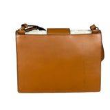 Fendi Brown/Cream Leather Jacquard FF Zucca Baguette