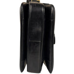 Celine Vintage Black Leather Shoulder Bag
