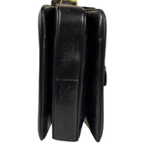 Celine Vintage Black Leather Shoulder Bag