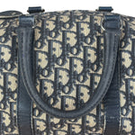 Christian Dior Vintage Navy Trotter Boston Bag