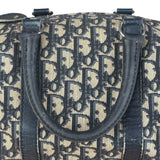 Christian Dior Vintage Navy Trotter Boston Bag