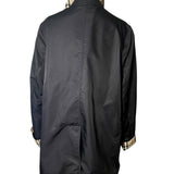 Burberry Black Button Up Coat