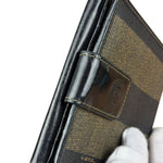 Fendi Vintage Striped Pequin Wallet
