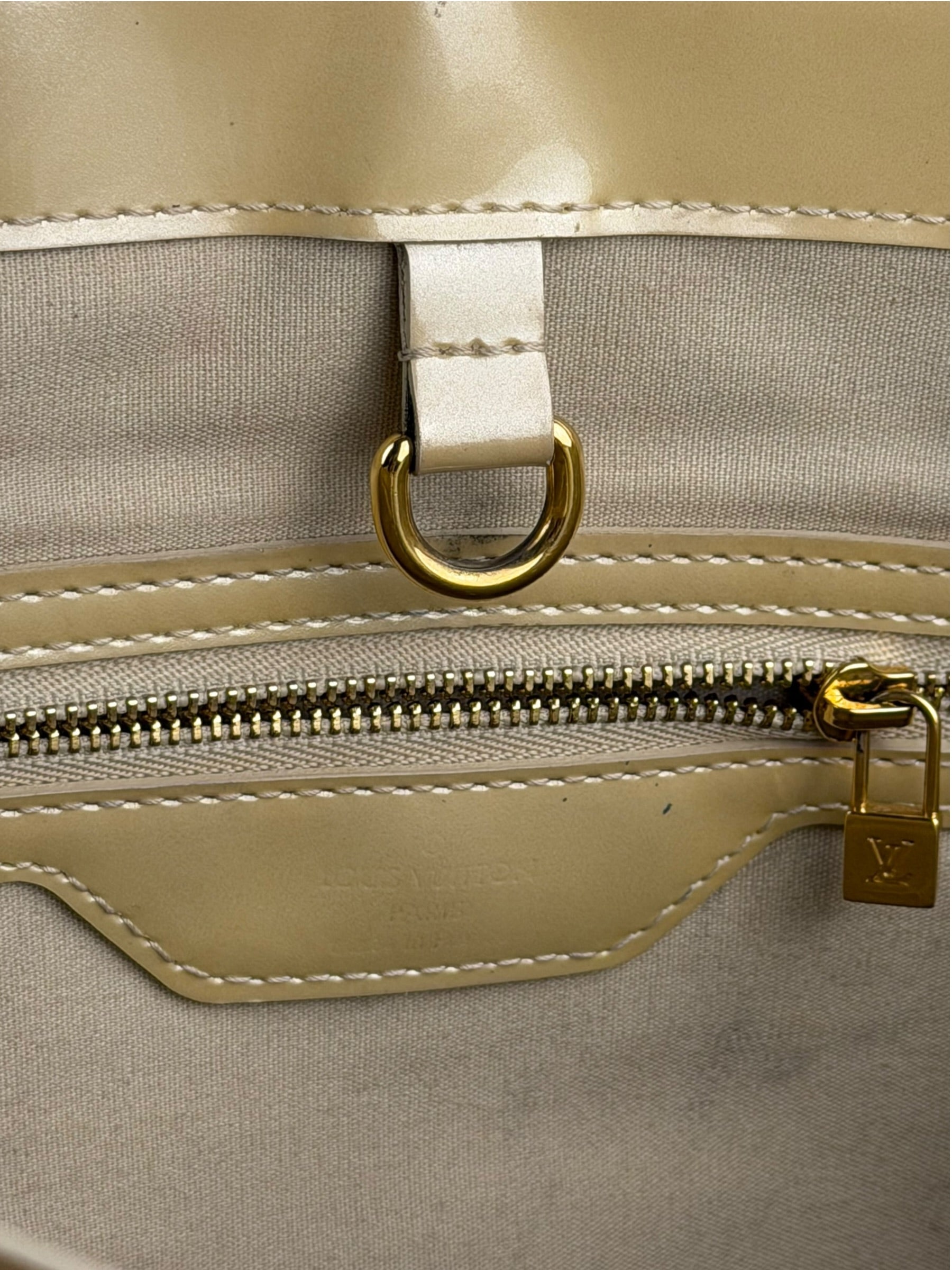 Louis Vuitton Yellow Vernis Wilshire Tote MM