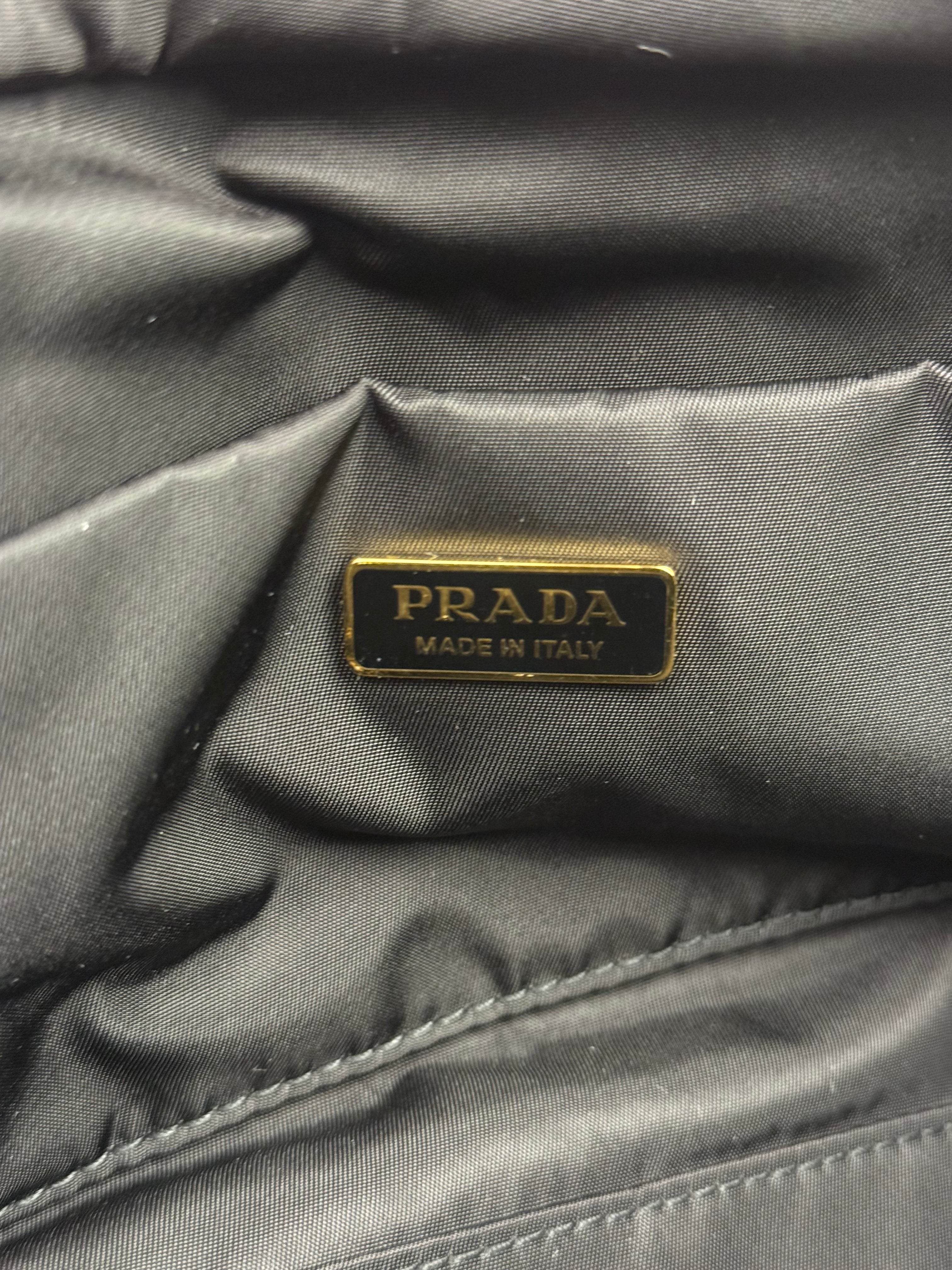 Prada Black Explore Re-Nylon Medium Shoulder Bag