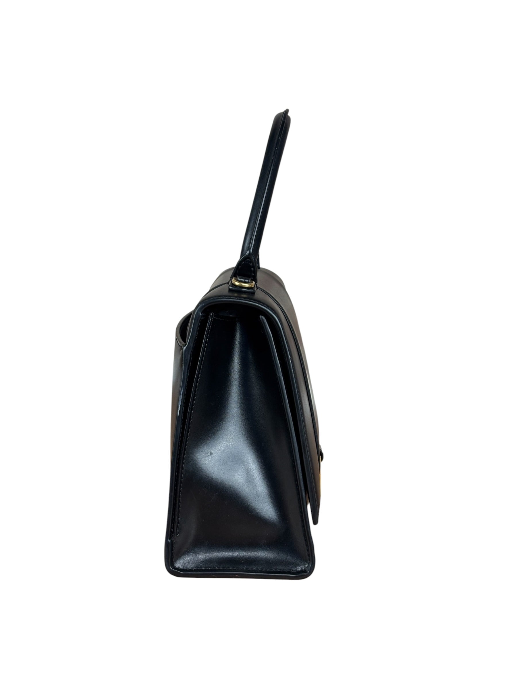 Balenciaga Black Hourglass Top Handle