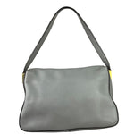 Fendi Grey Leather Flap Bag