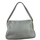 Fendi Grey Leather Flap Bag