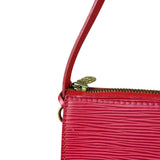 Louis Vuitton Red Epi Leather Pochette