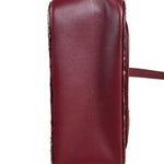 Chanel Burgundy Python Quilted Leather Vanity Two-Way Bag 2017