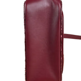 Chanel Burgundy Python Quilted Leather Vanity Two-Way Bag 2017