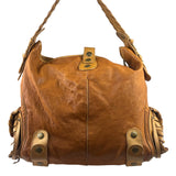 Chloe Tan Brown Leather Silverado Hobo Bag