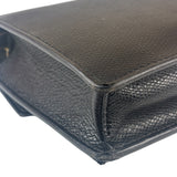 Fendi Black Leather F Envelope Wallet On Replacement Chain