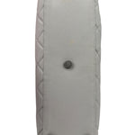 Chanel Grey Quilted Leather Trim Bowling Bag 2000