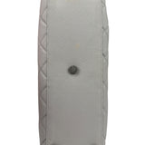 Chanel Grey Quilted Leather Trim Bowling Bag 2000