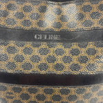 Celine Coated Canvas Stripped Macadam Crossbody