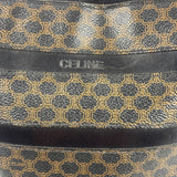 Celine Coated Canvas Stripped Macadam Crossbody