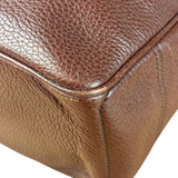 Celine Brown Pebbled Leather Boogie Handbag