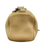 Prada Beige Leather Vitello Daino Buckle Shoulder Bag