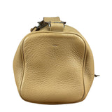 Prada Beige Leather Vitello Daino Buckle Shoulder Bag