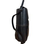 Burberry Vintage Black Leather Flap Shoulder Bag