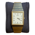 Seiko Quartz White Dial Gold Plated Band & Case